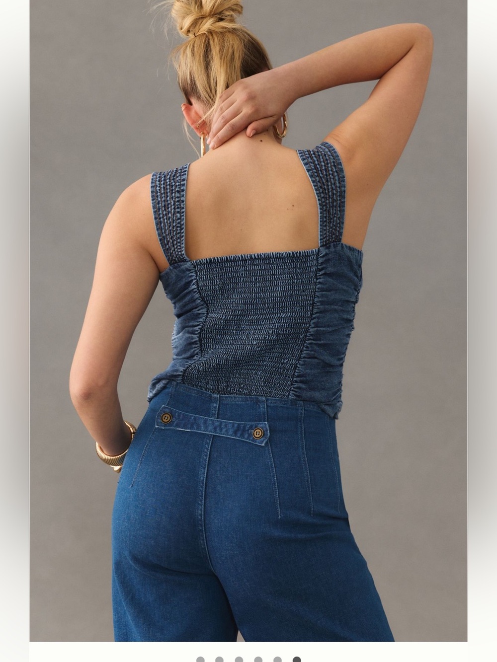 Pilcro Polished Pool Wide Leg Jeans NWT